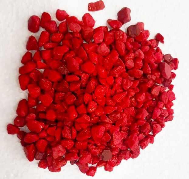 AQUARIUM GRAVEL – RAINBOW RED - 1KG